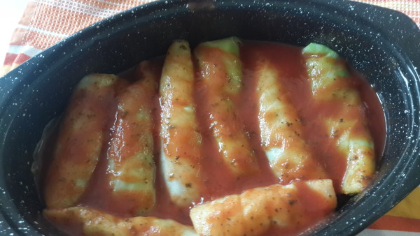 cabbage rolls in roaster